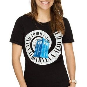 NWT Doctor Who "Falling Through Time" Shirt
